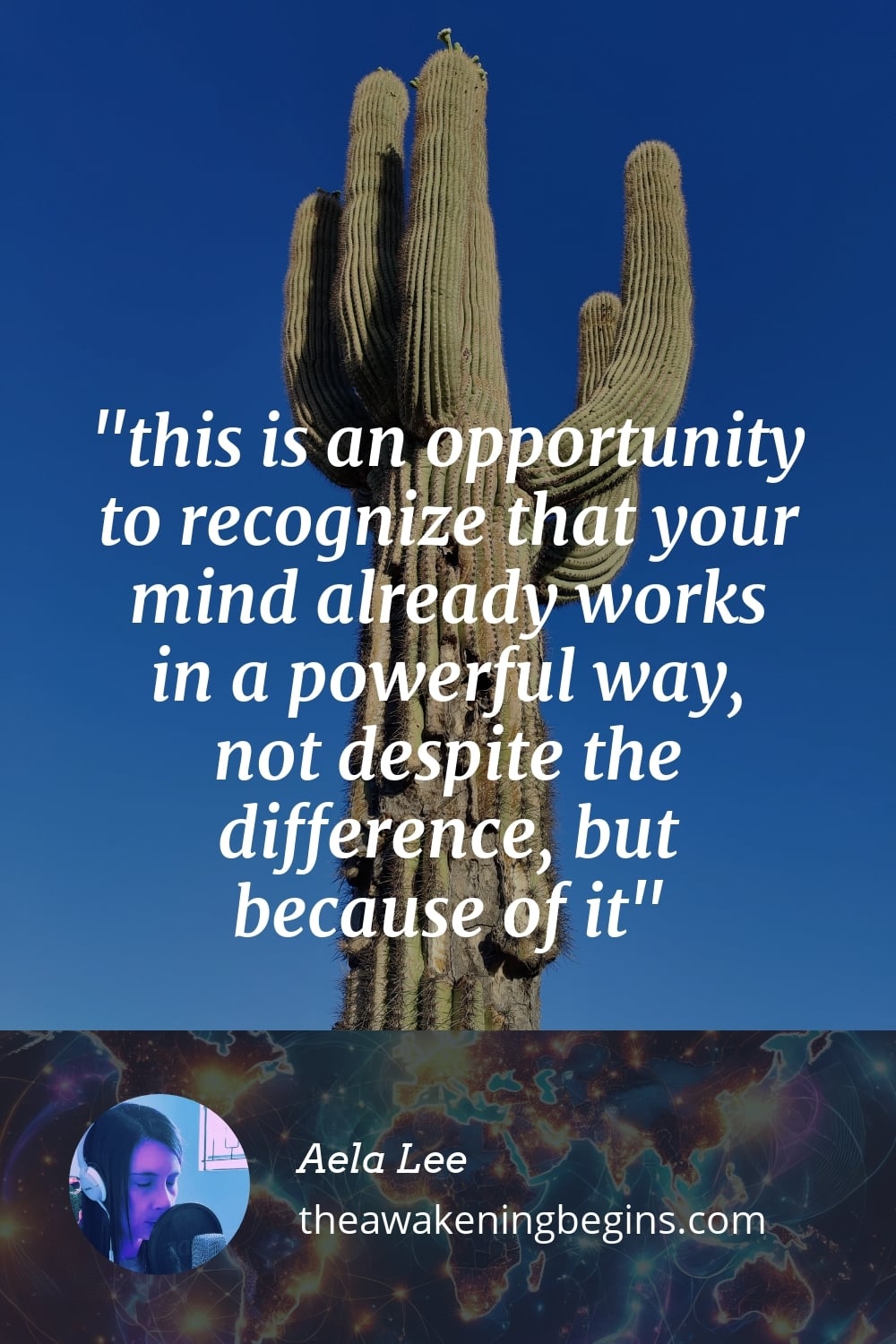 Pinterest Image this is an opportunity to recognize that your mind already works in a powerful way, not despite the difference, but because of it