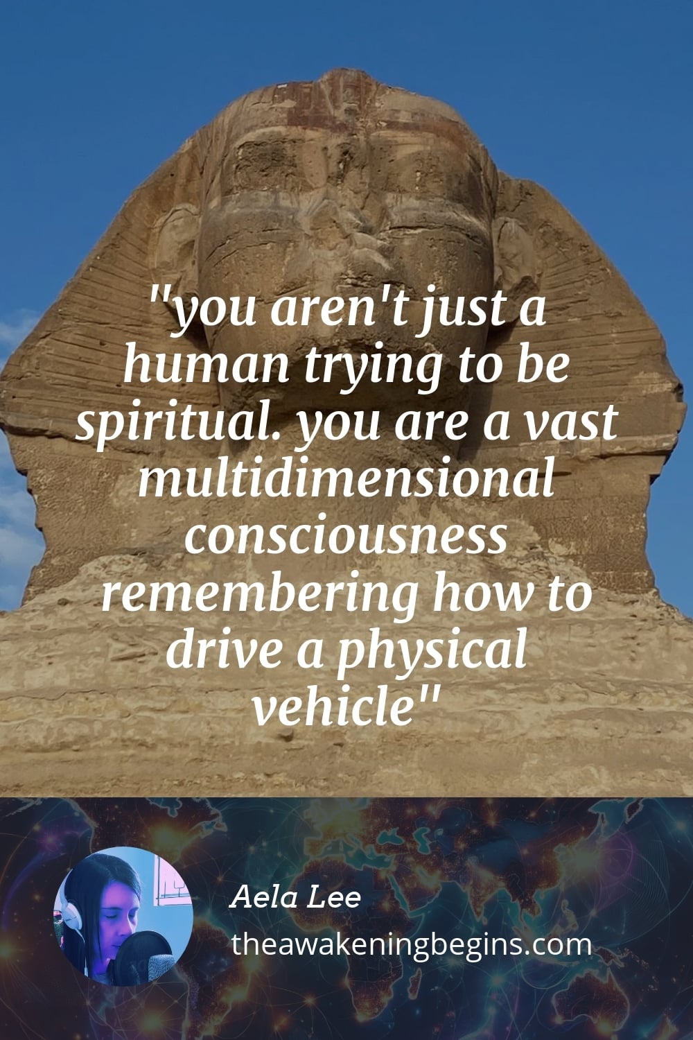 Pinterest Image you aren't just a human trying to be spiritual. you are a vast multidimensional consciousness remembering how to drive a physical vehicle