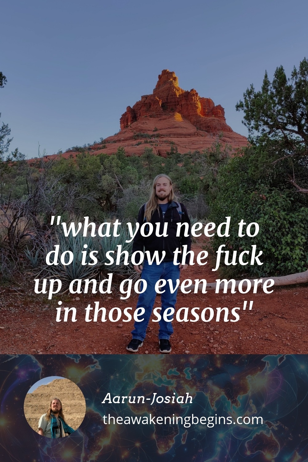 Pinterest Image what you need to do is show the fuck up and go even more in those seasons