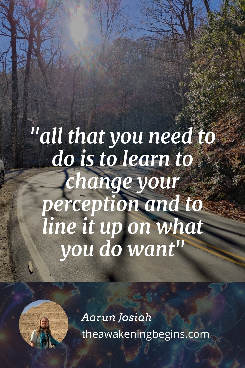 Pinterest Image all that you need to do is to learn to change your perception and to line it up on what you do want
