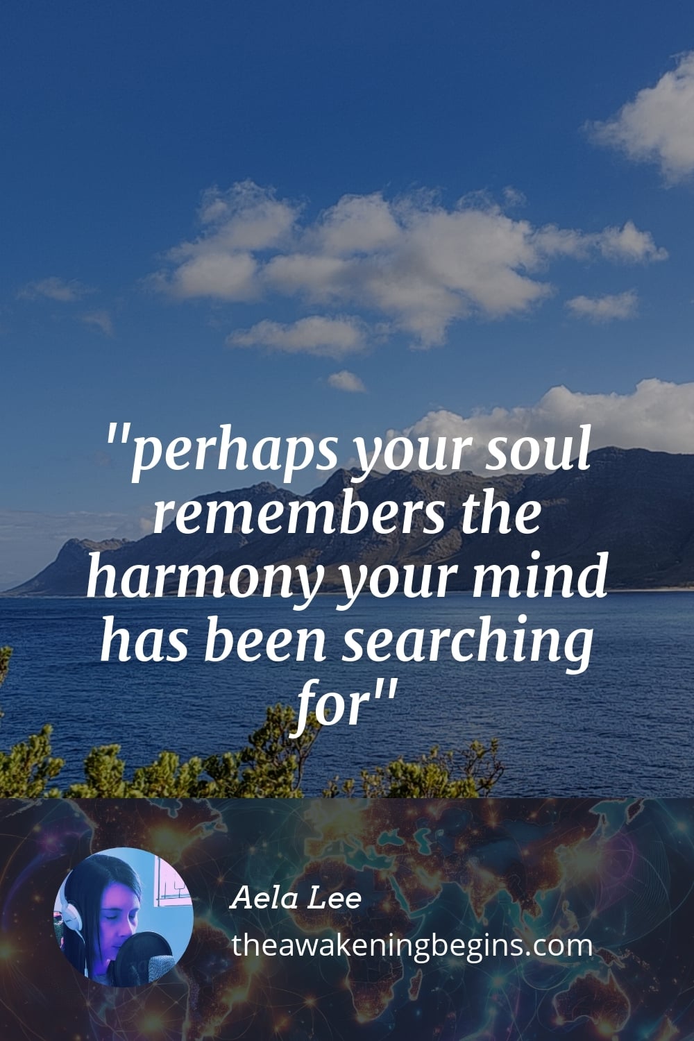 Pinterest Image perhaps your soul remembers the harmony your mind has been searching for