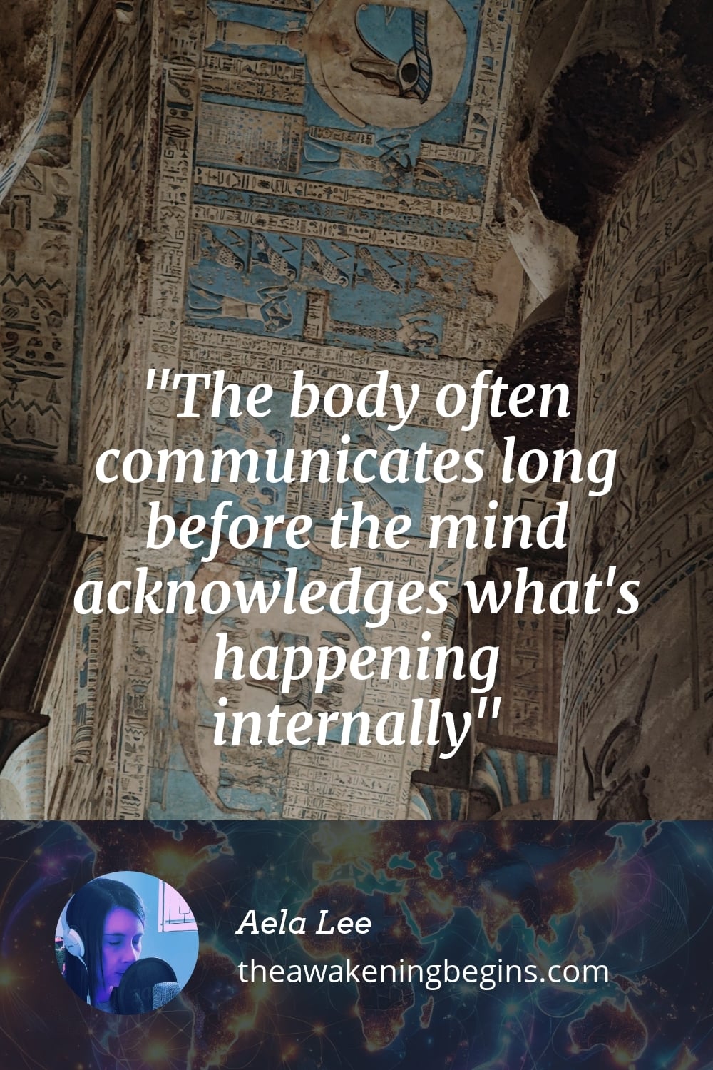 Pinterest Image The body often communicates long before the mind acknowledges what's happening internally