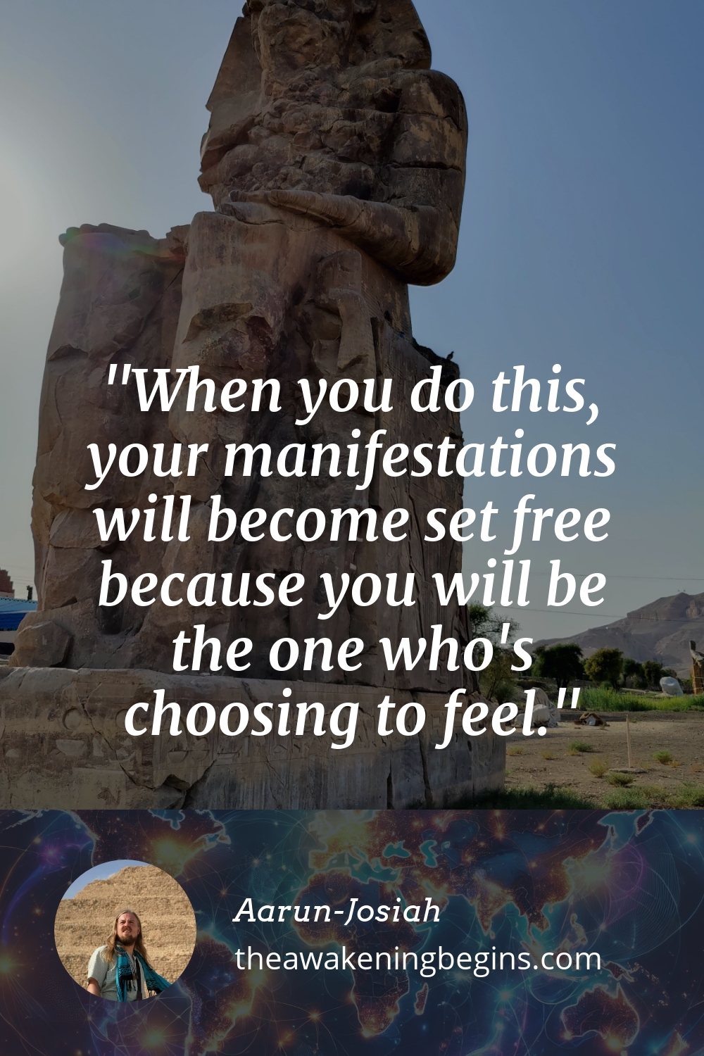 Pinterest Image When you do this, your manifestations will become set free because you will be the one who's choosing to feel.