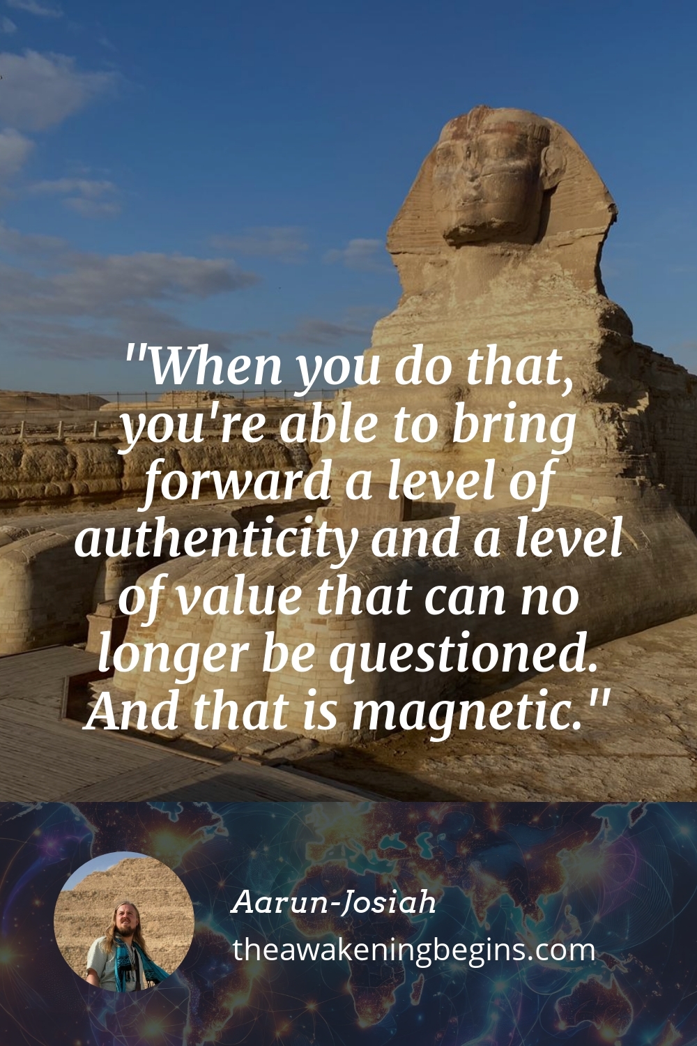 Pinterest Image When you do that, you're able to bring forward a level of authenticity and a level of value that can no longer be questioned. And that is magnetic.