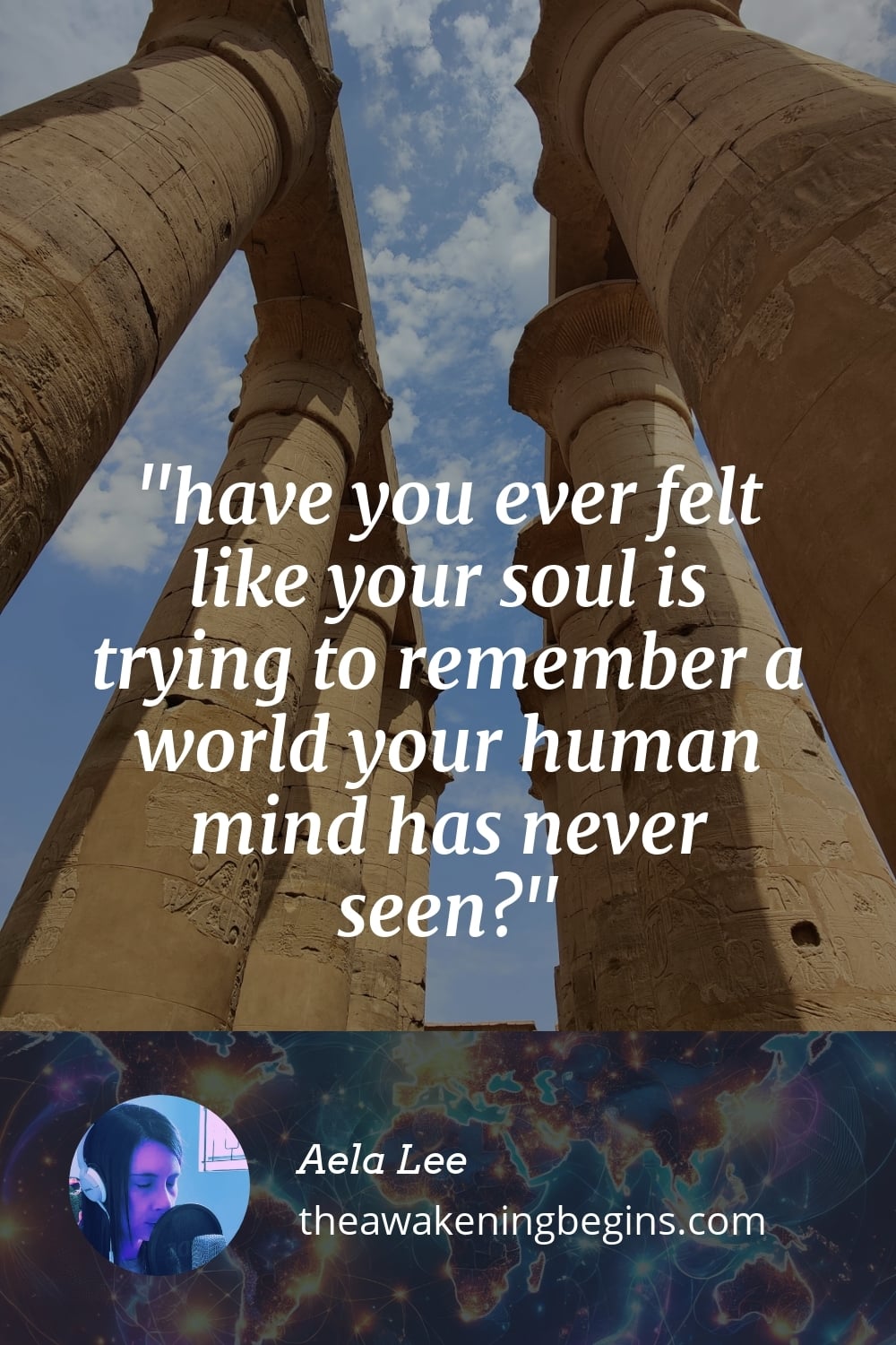 Pinterst Image have you ever felt like your soul is trying to remember a world your human mind has never seen?
