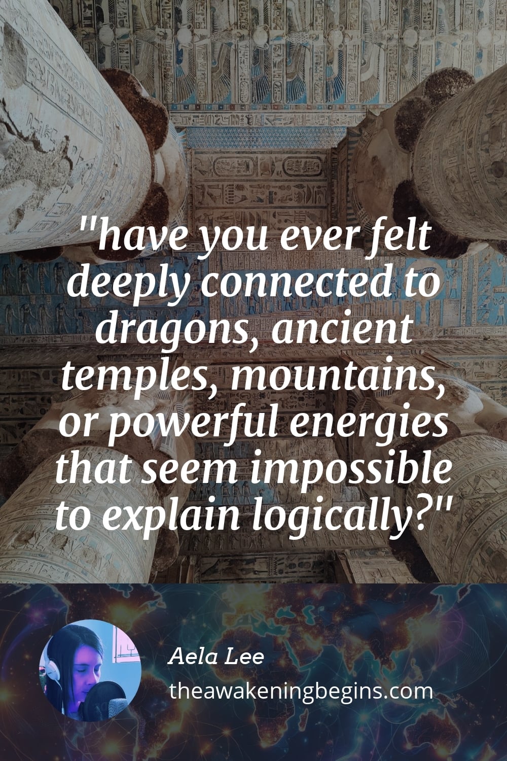 have you ever felt deeply connected to dragons, ancient temples, mountains, or powerful energies that seem impossible to explain logically?