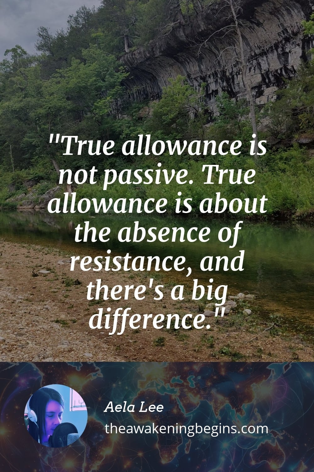 Pinterst Image True allowance is not passive. True allowance is about the absence of resistance, and there's a big difference.