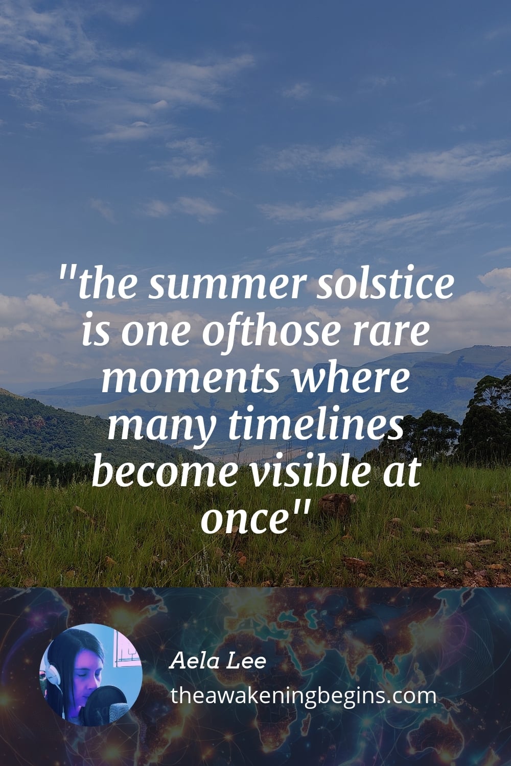 Pinterst Image the summer solstice is one ofthose rare moments where many timelines become visible at once