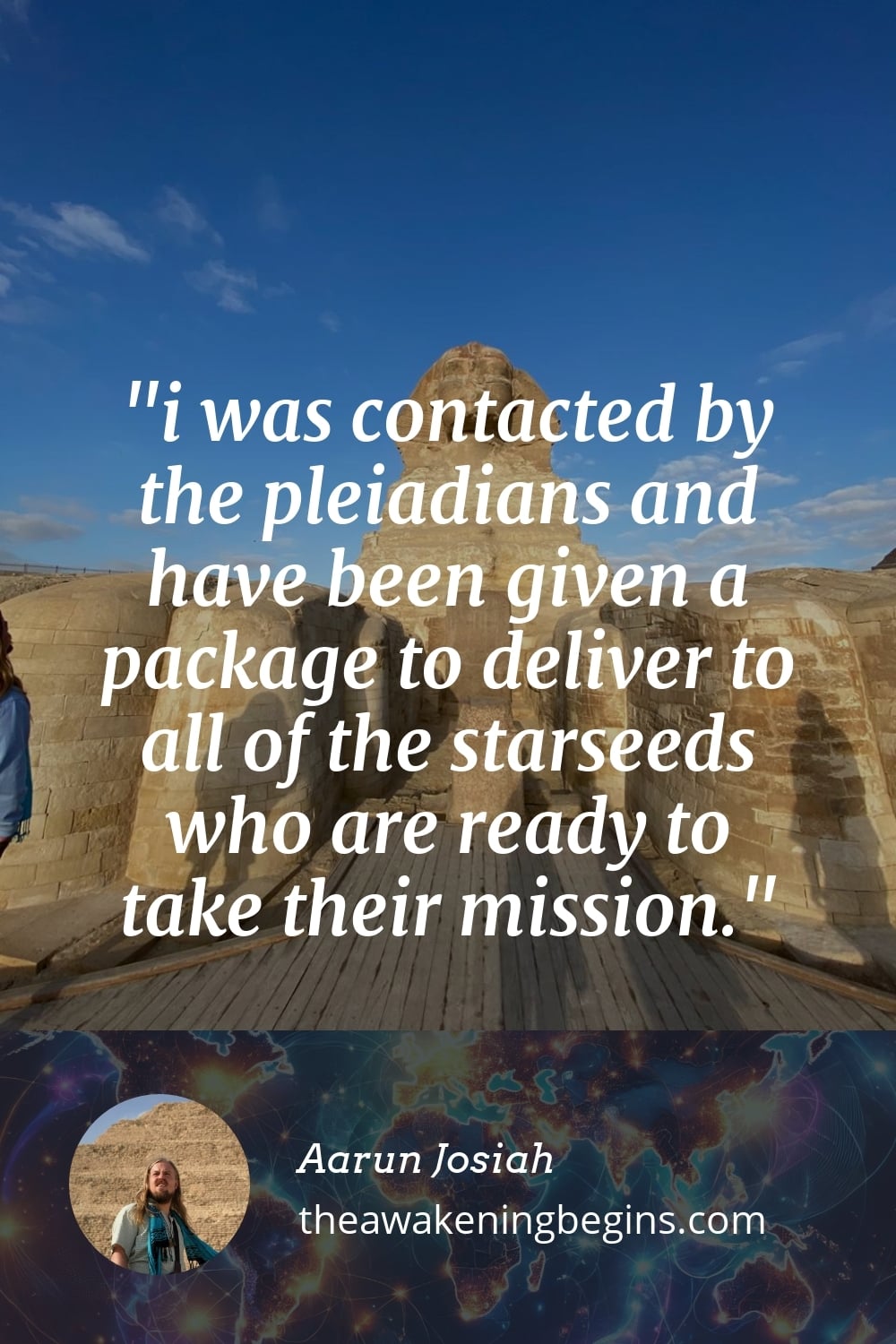 Pinterst Image i was contacted by the pleiadians and have been given a package to deliver to all of the starseeds who are ready to take their mission.