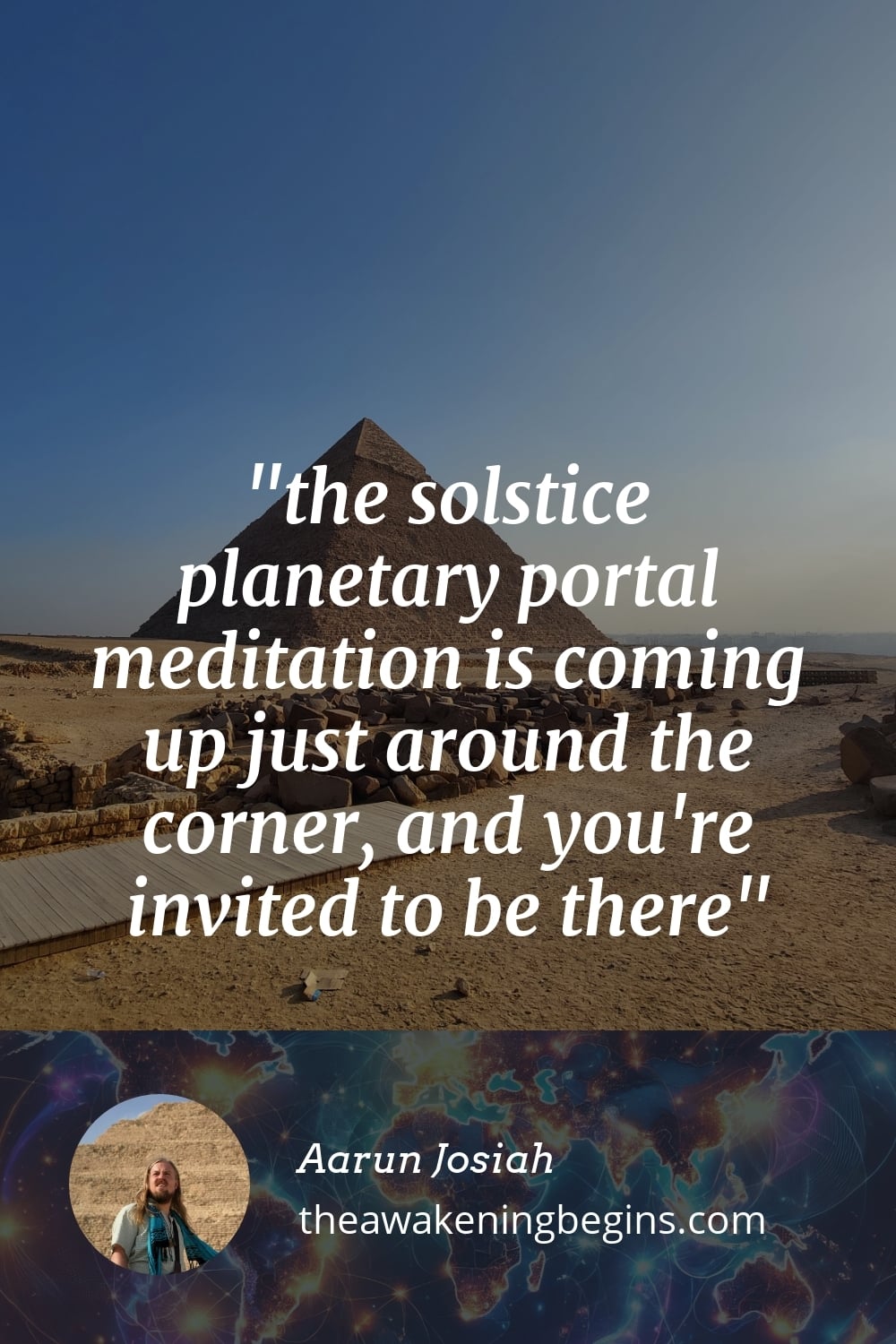 Pinterst Image the solstice planetary portal meditation is coming up just around the corner, and you're invited to be there