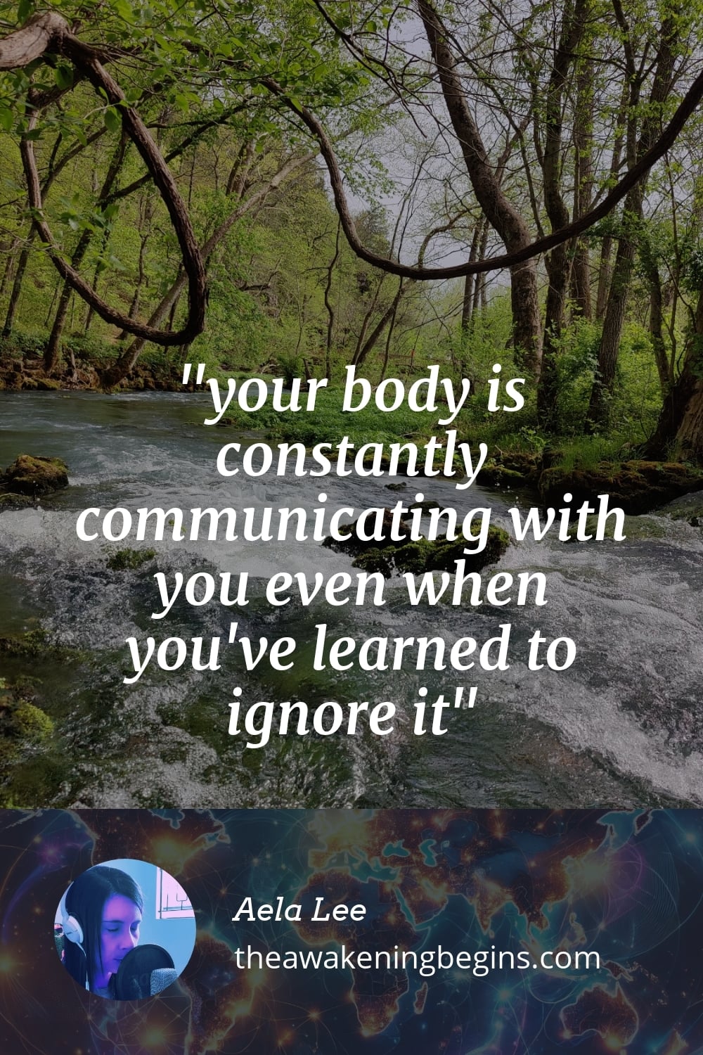 Pinterst Image your body is constantly communicating with you even when you've learned to ignore it