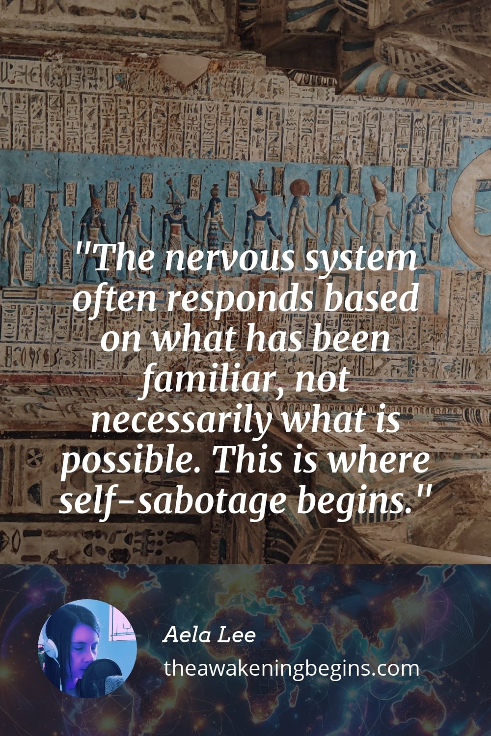 Pinterest Image The nervous system often responds based on what has been familiar, not necessarily what is possible. This is where self-sabotage begins.