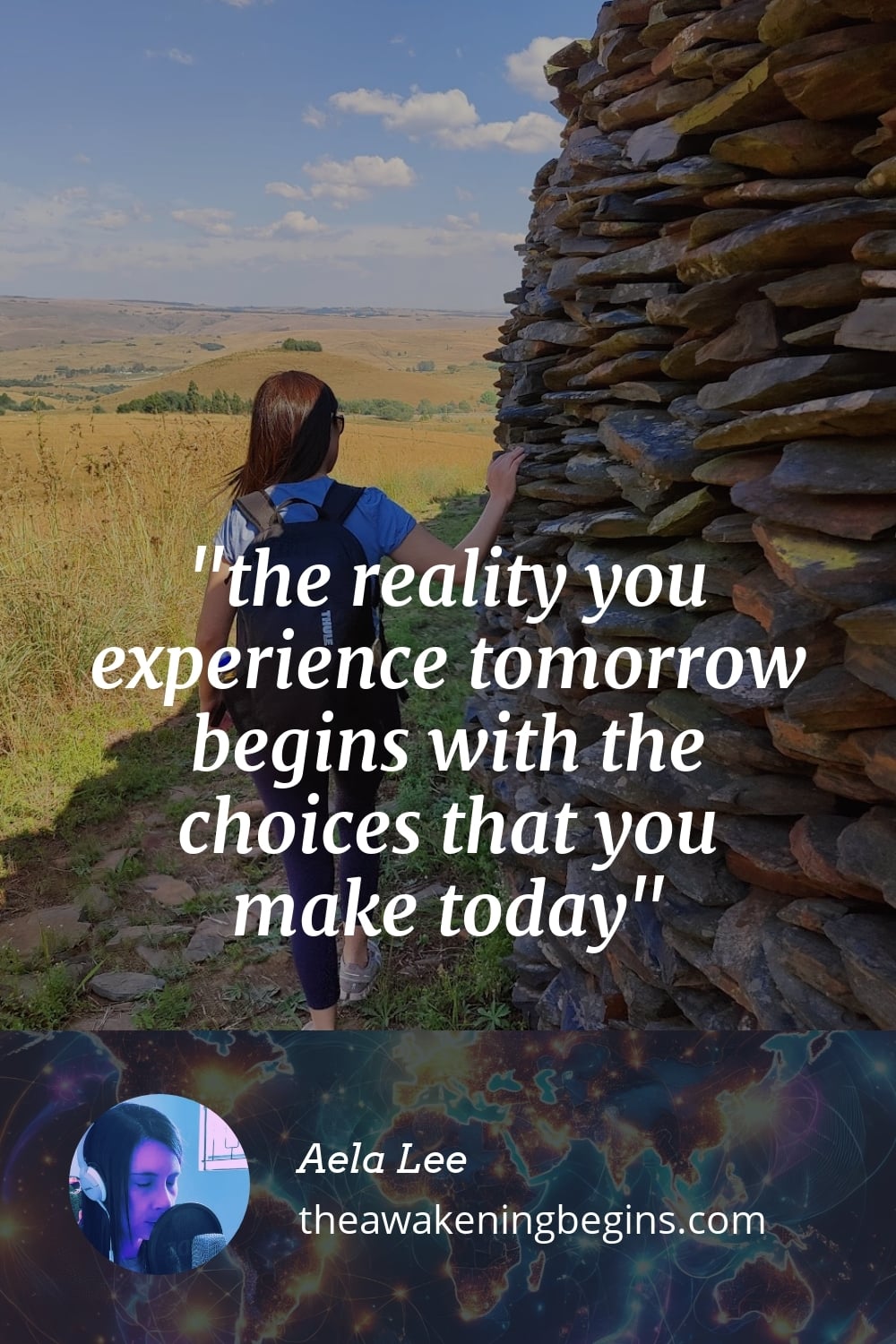 Pinterest Image the reality you experience tomorrow begins with the choices that you make today
