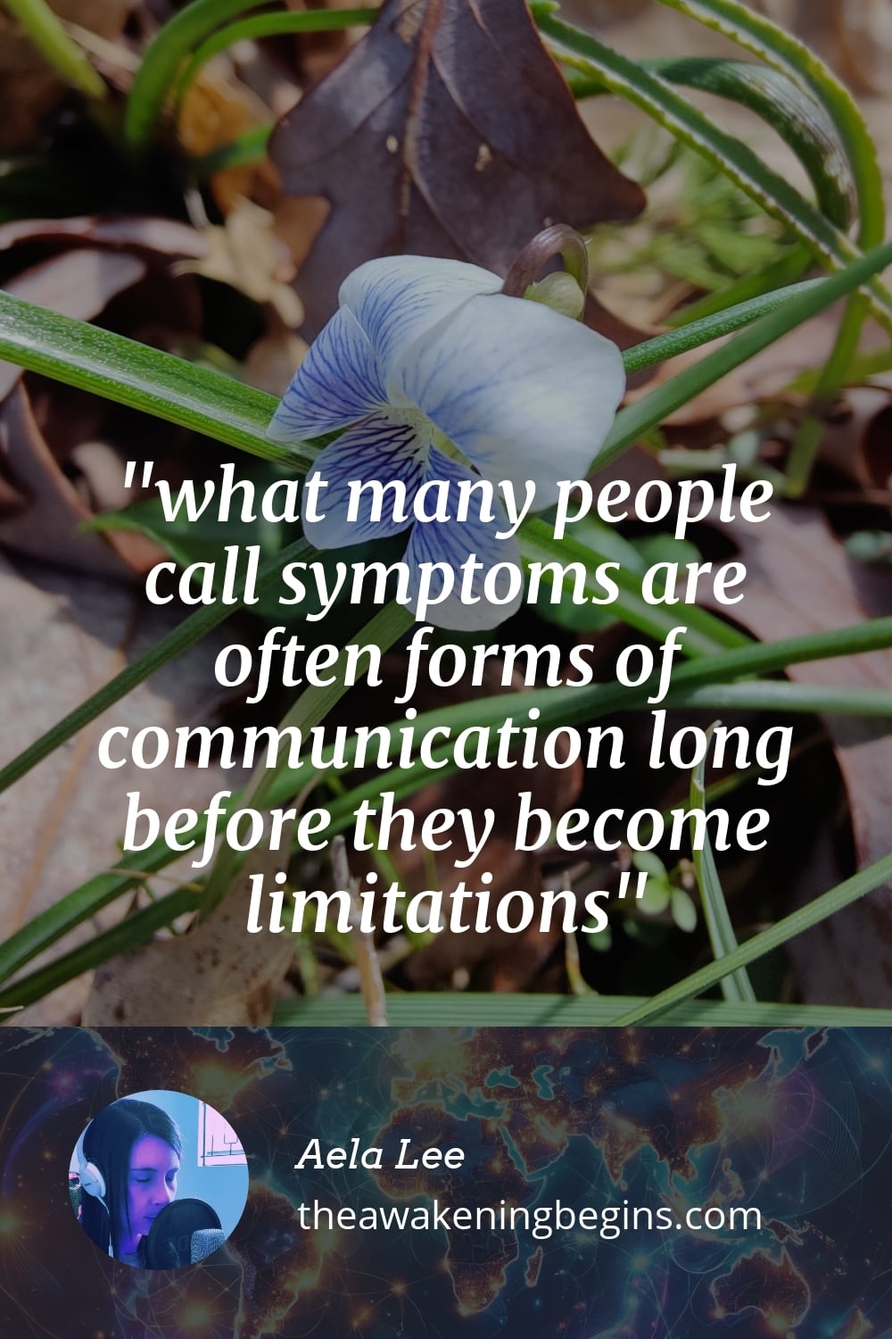 Pinterest Image what many people call symptoms are often forms of communication long before they become limitations