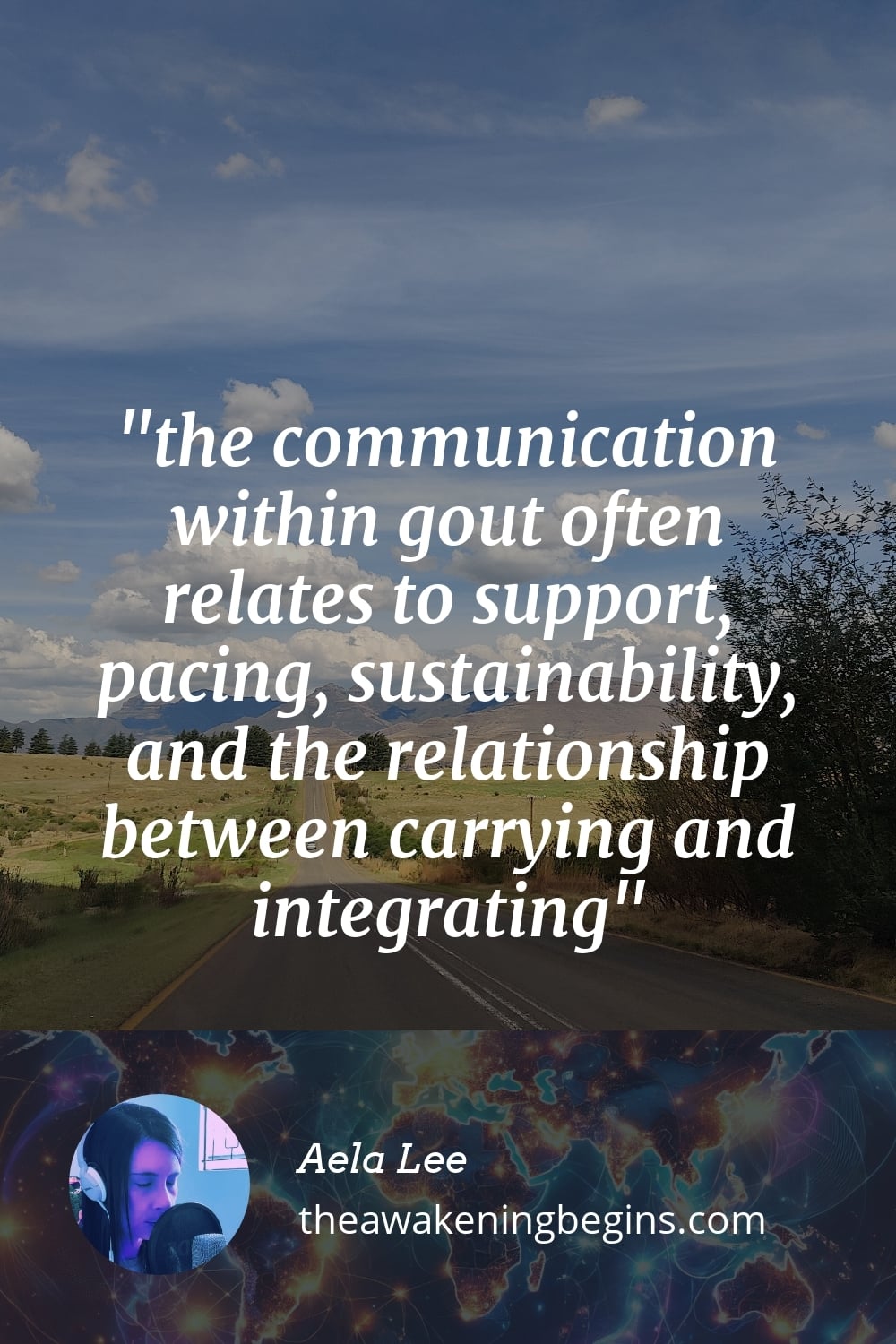Pinterest Image the communication within gout often relates to support, pacing, sustainability, and the relationship between carrying and integrating