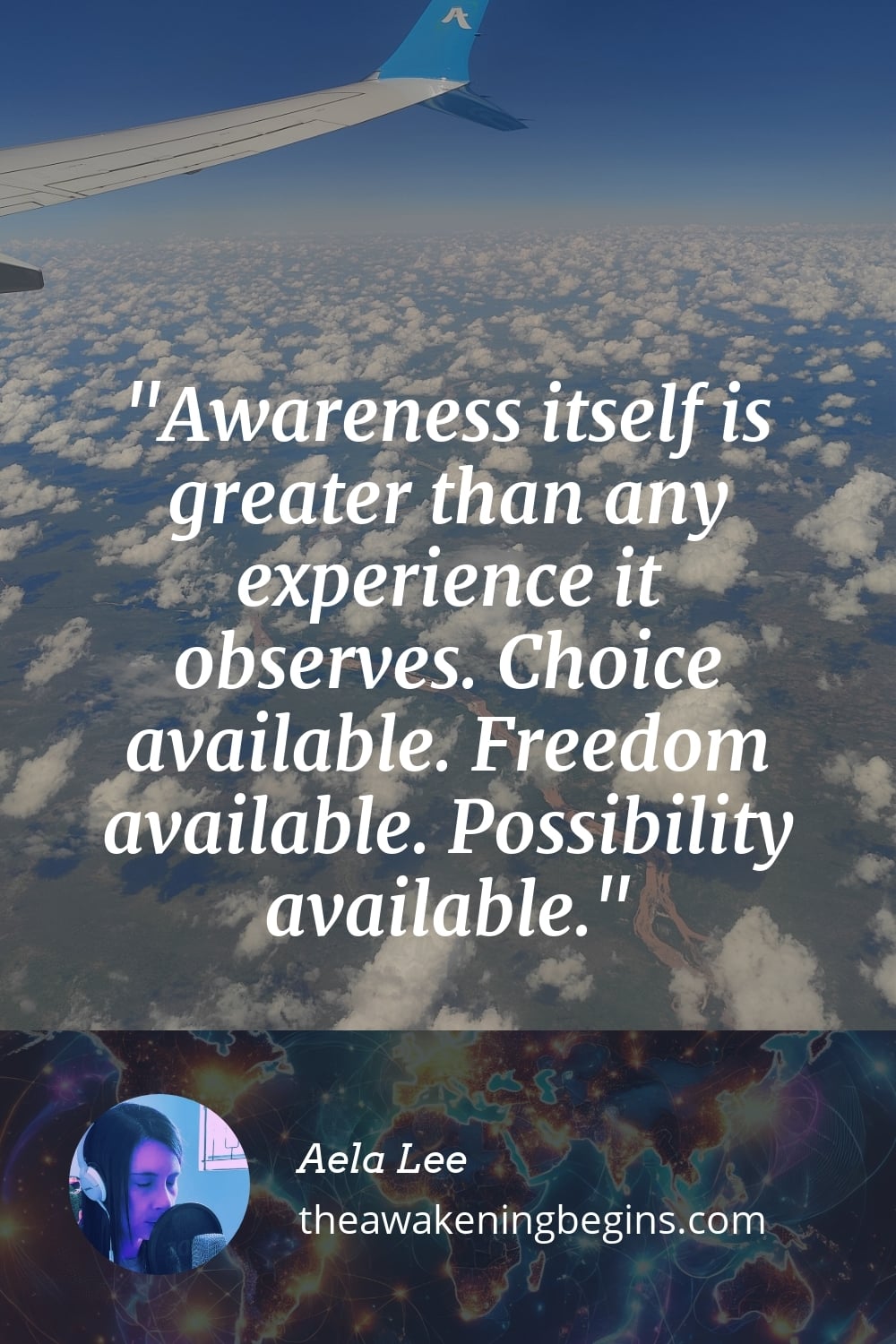 Pinterest Image Awareness itself is greater than any experience it observes. Choice available. Freedom available. Possibility available.