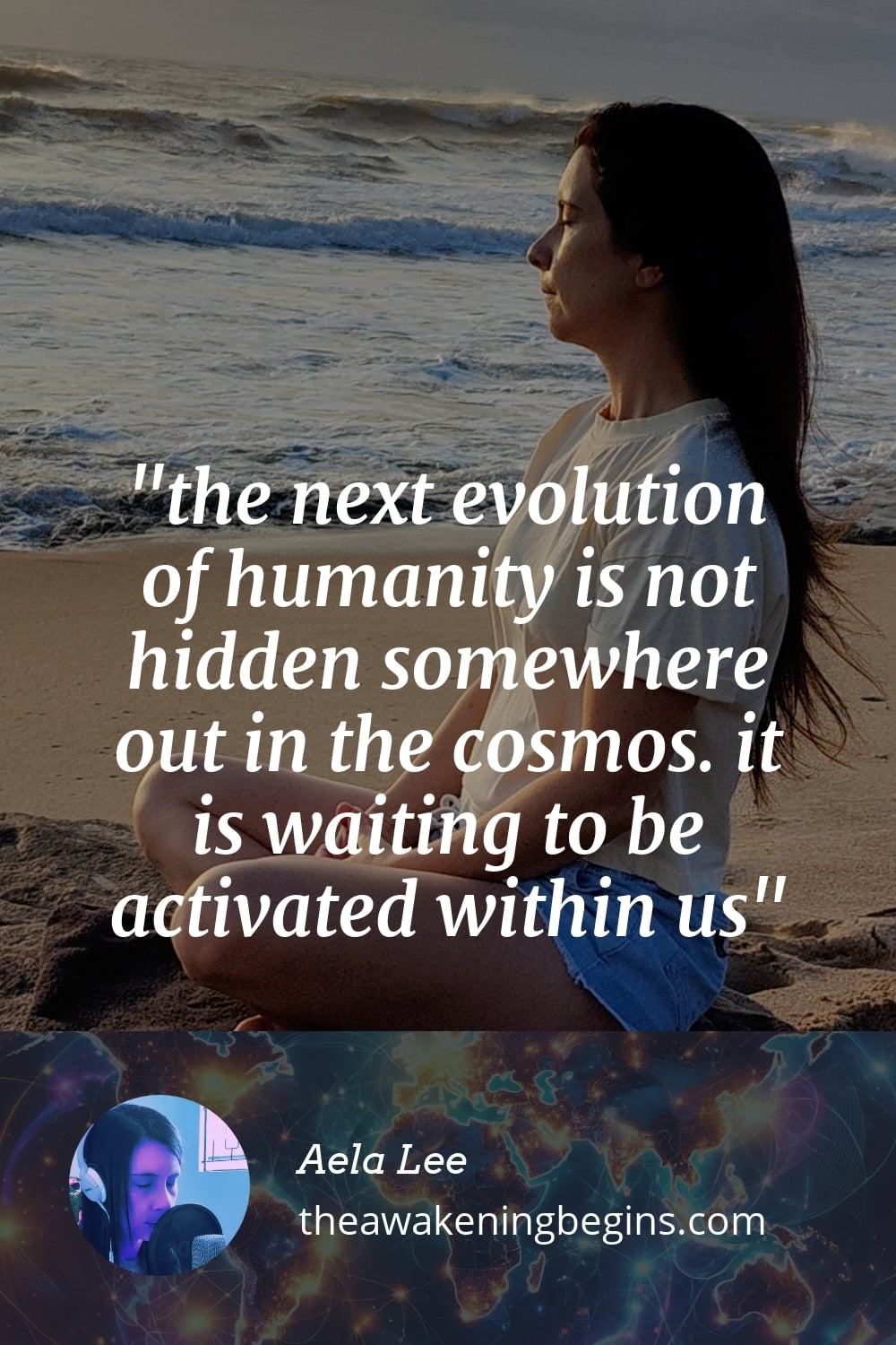 Pinterest Image the next evolution of humanity is not hidden somewhere out in the cosmos. it is waiting to be activated within us