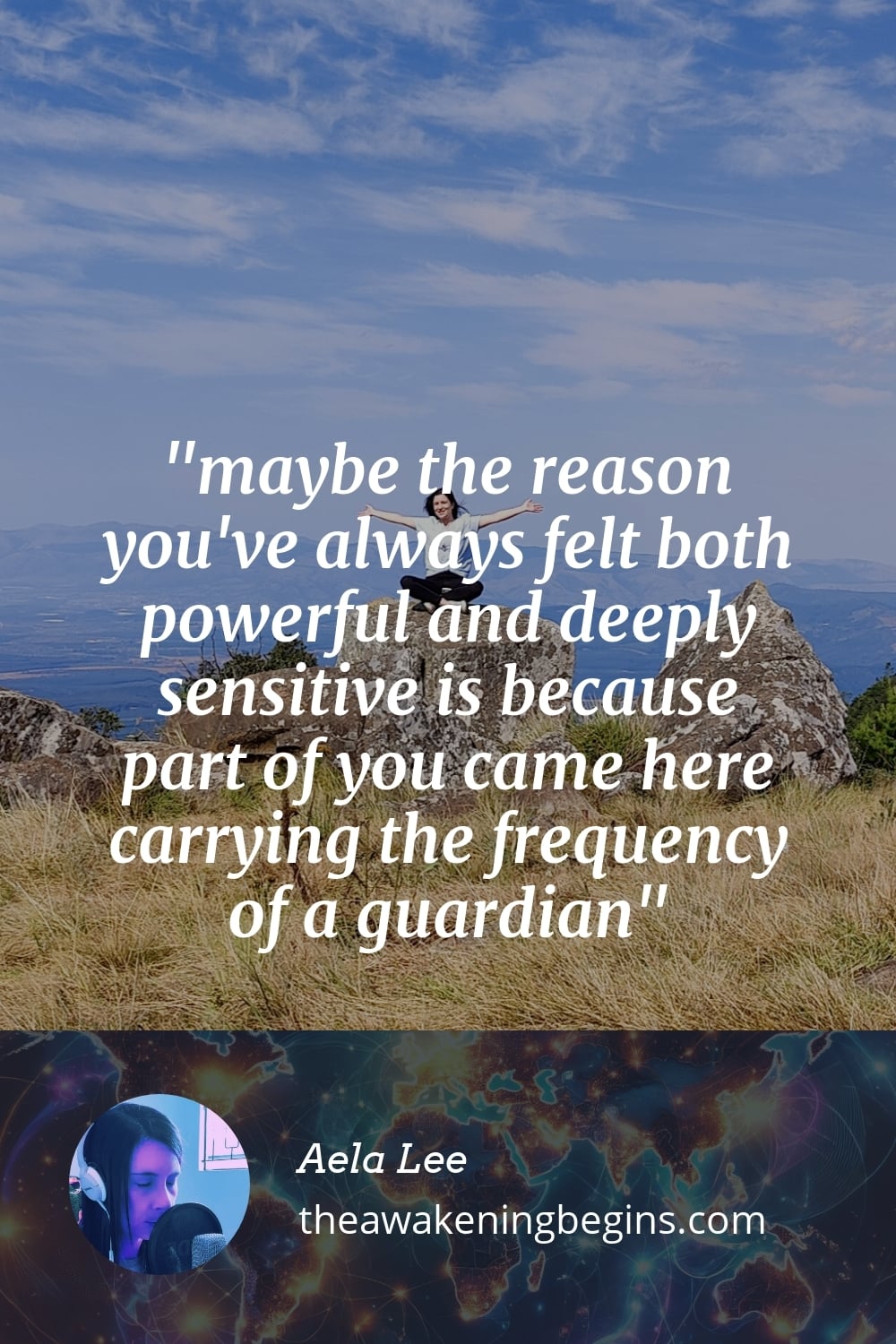 maybe the reason you've always felt both powerful and deeply sensitive is because part of you came here carrying the frequency of a guardian