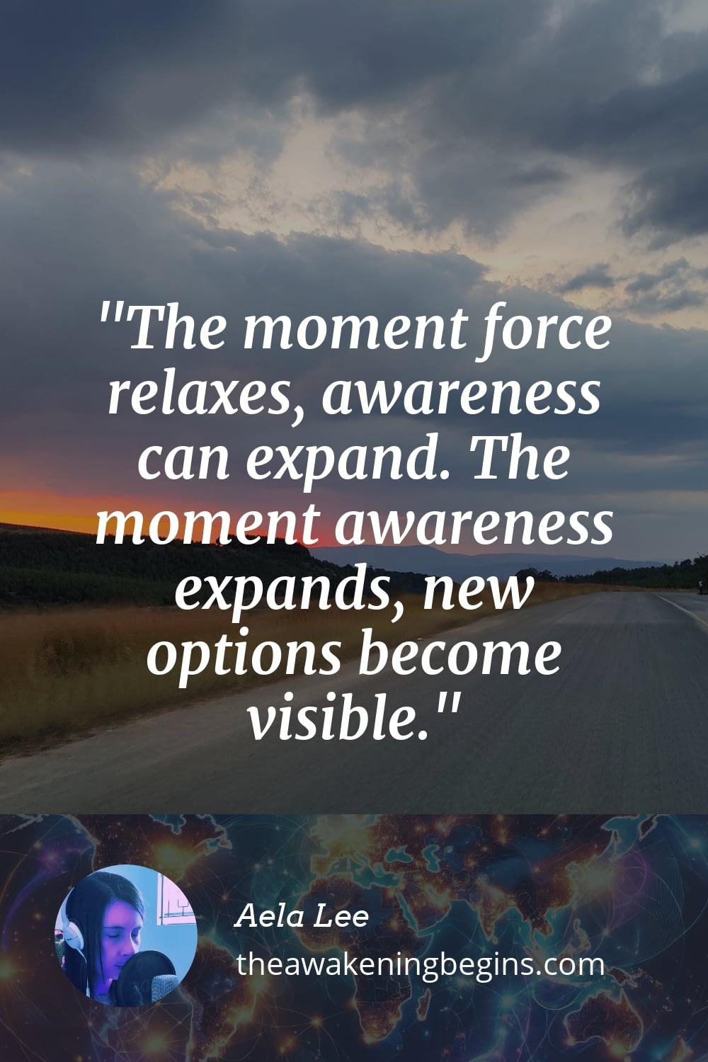 Pinterest Image The moment force relaxes, awareness can expand. The moment awareness expands, new options become visible.