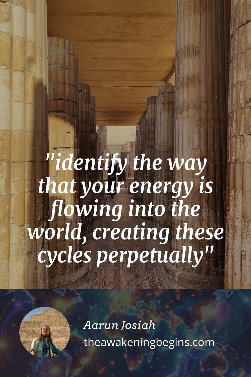 Pinterest Image identify the way that your energy is flowing into the world, creating these cycles perpetually
