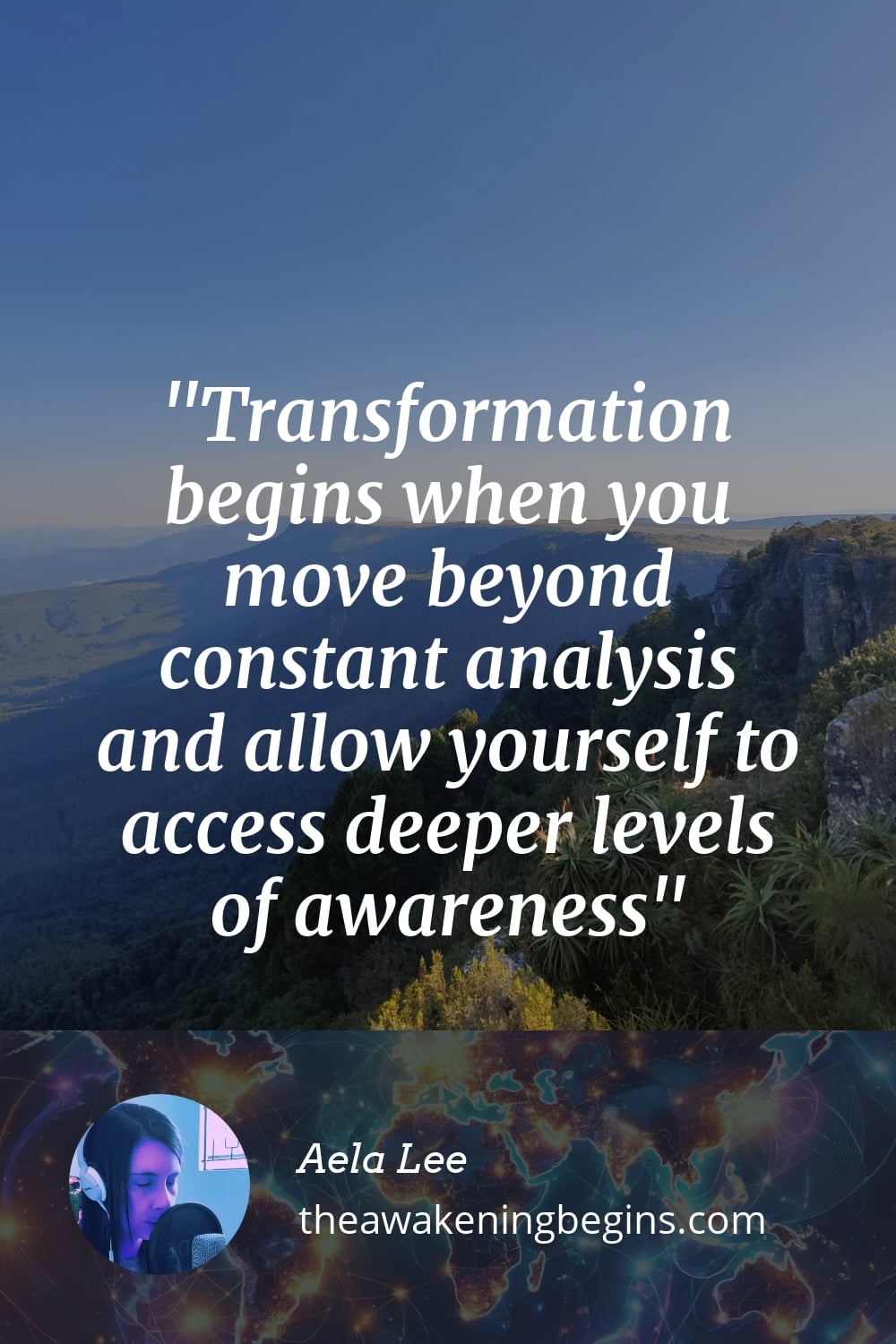 Pinterest Image Transformation begins when you move beyond constant analysis and allow yourself to access deeper levels of awareness