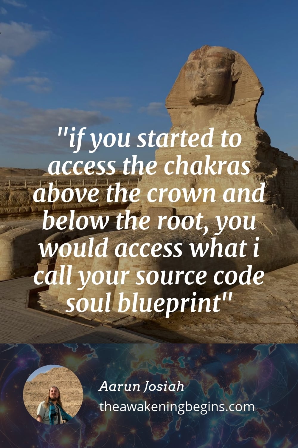 Pinterest Image if you started to access the chakras above the crown and below the root, you would access what i call your source code soul blueprint