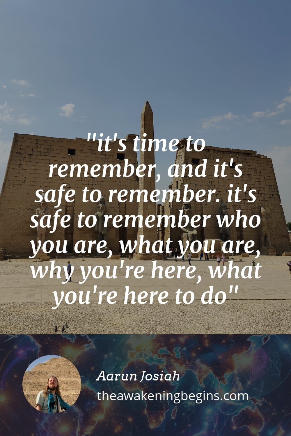 Pinterest Image it's time to remember, and it's safe to remember. it's safe to remember who you are, what you are, why you're here, what you're here to do