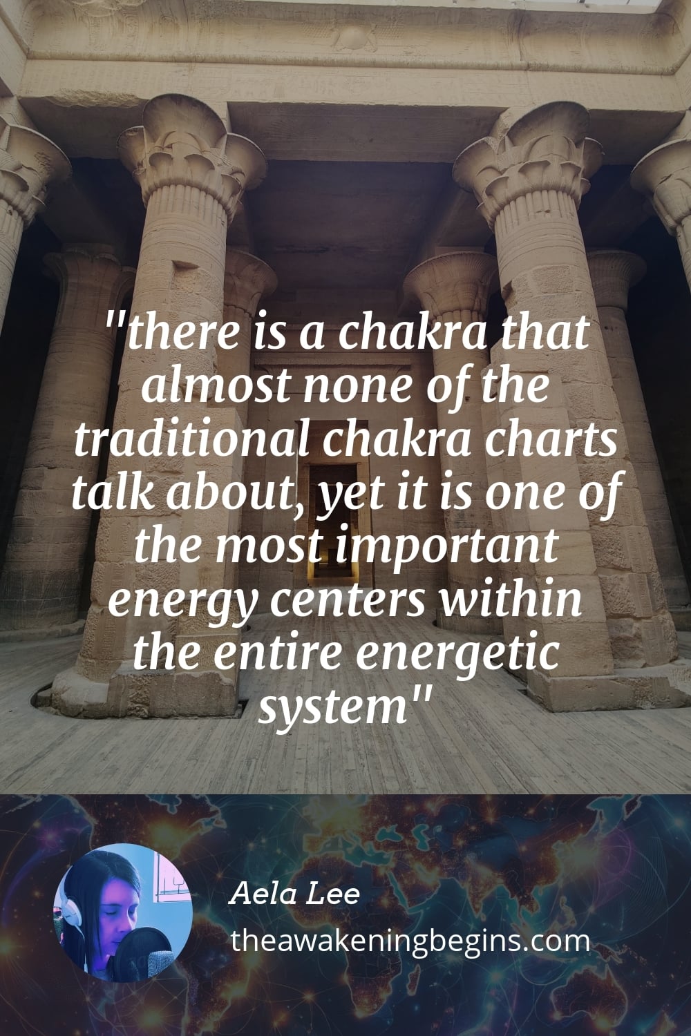 Pinterst Image there is a chakra that almost none of the traditional chakra charts talk about, yet it is one of the most important energy centers within the entire energetic system