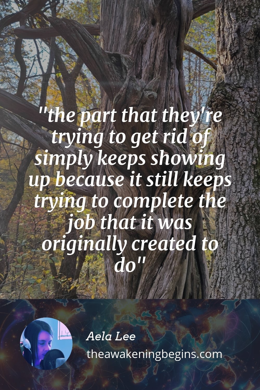 the part that they're trying to get rid of simply keeps showing up because it still keeps trying to complete the job that it was originally created to do