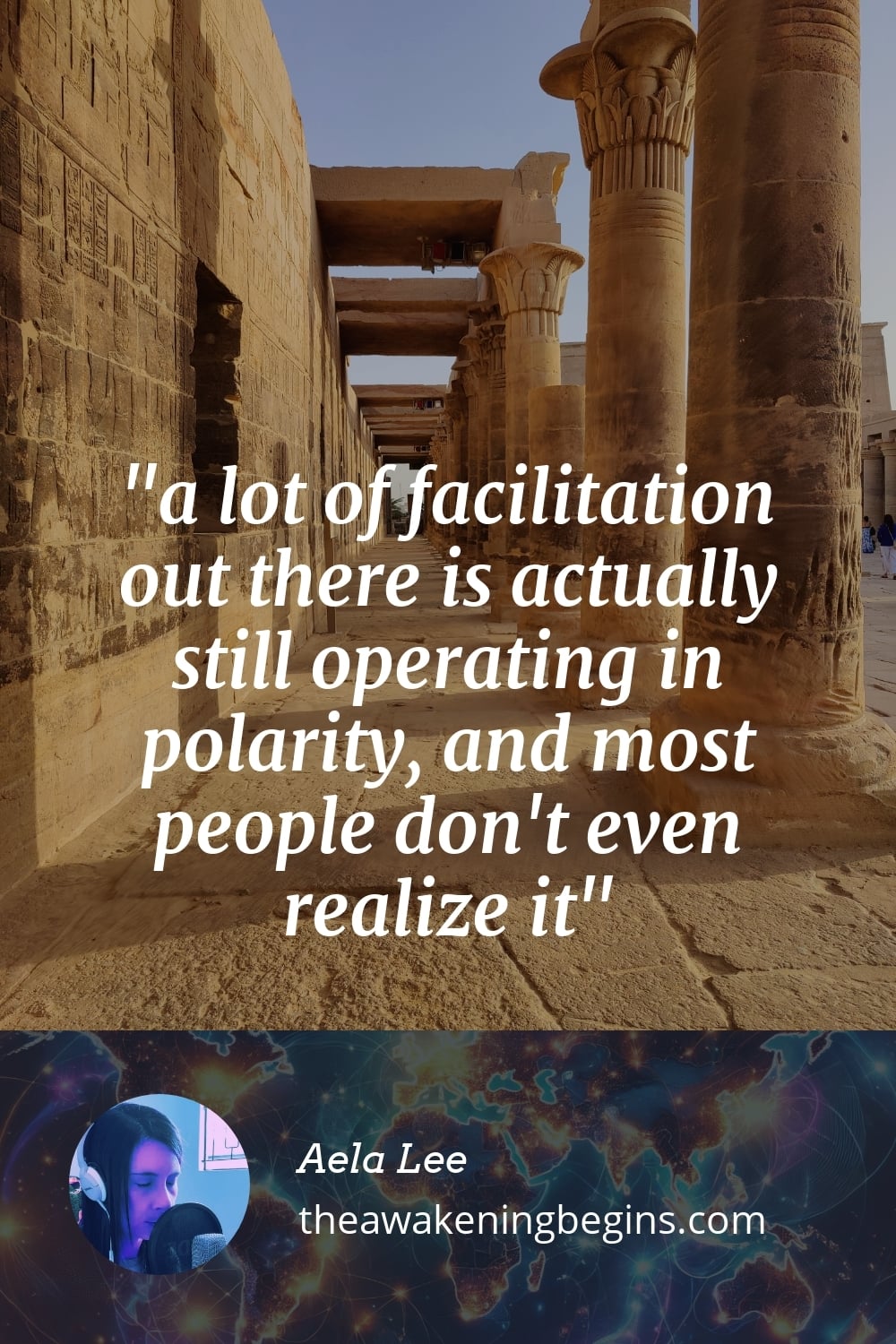 Pinterst Image a lot of facilitation out there is actually still operating in polarity, and most people don't even realize it
