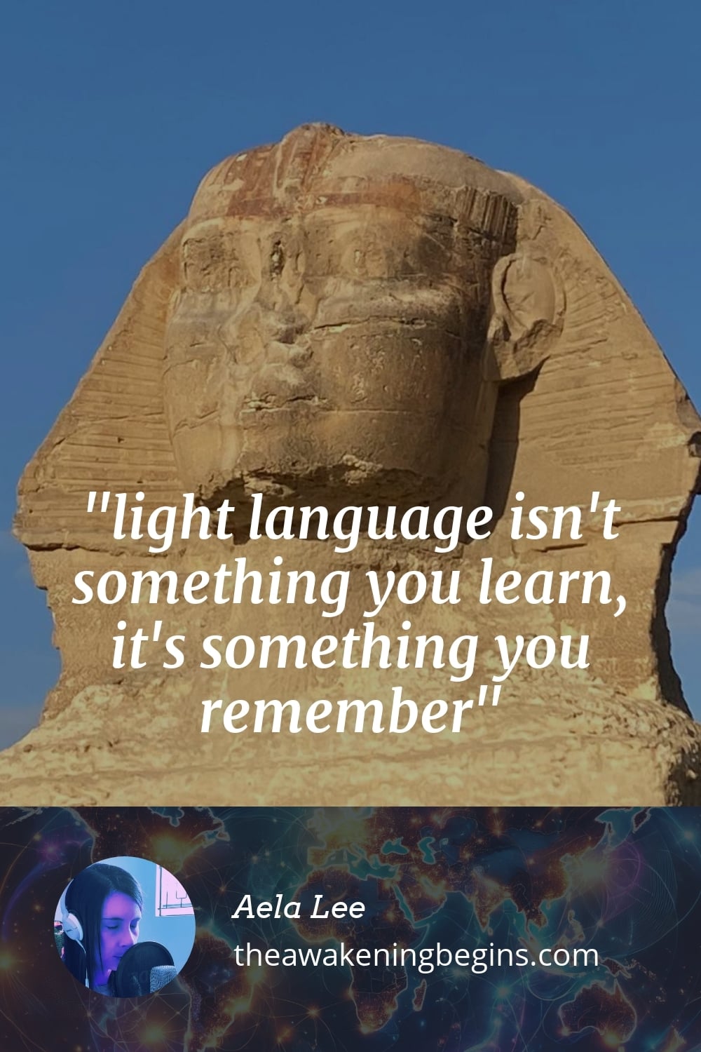 Pinterst Image light language isn't something you learn, it's something you remember