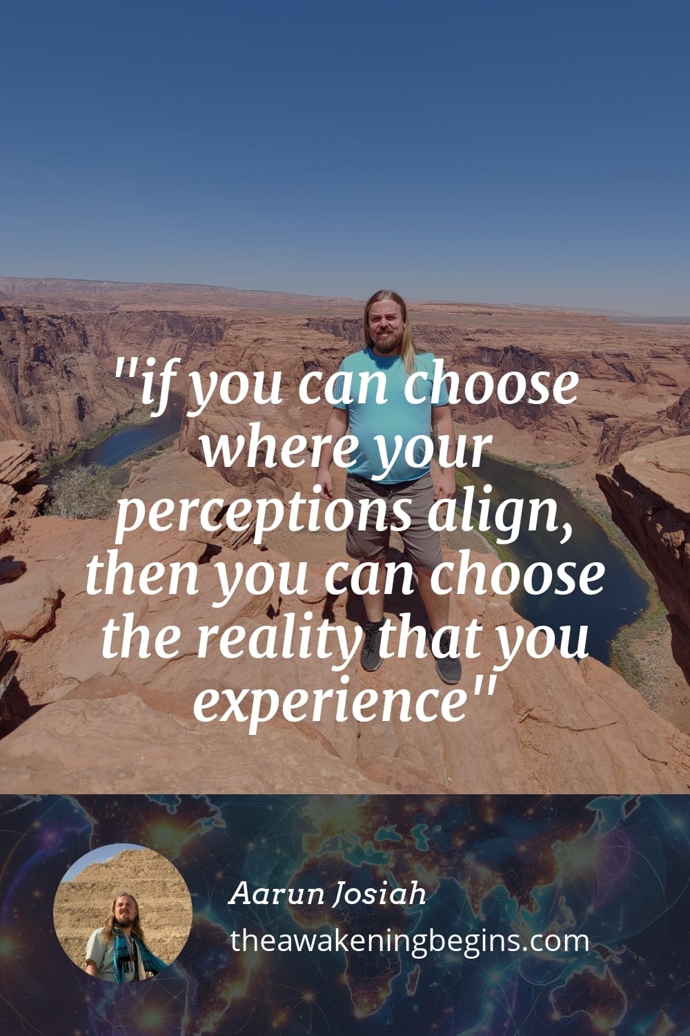 Pinterest Image if you can choose where your perceptions align, then you can choose the reality that you experience