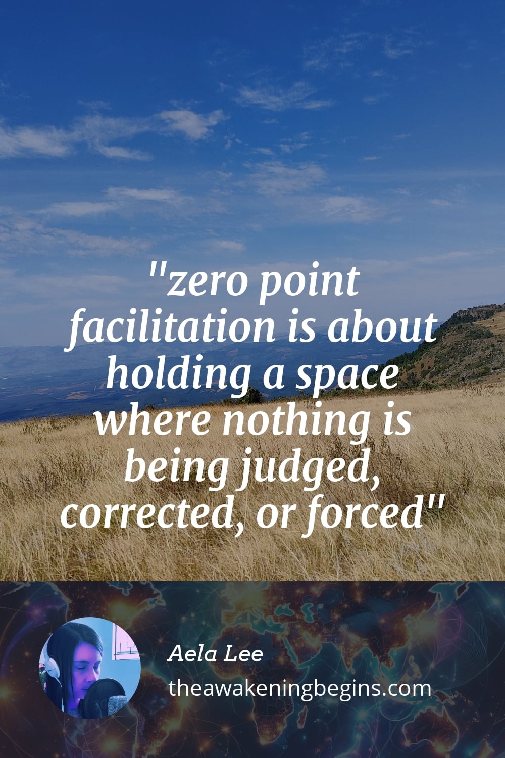 Pinterest Image zero point facilitation is about holding a space where nothing is being judged, corrected, or forced