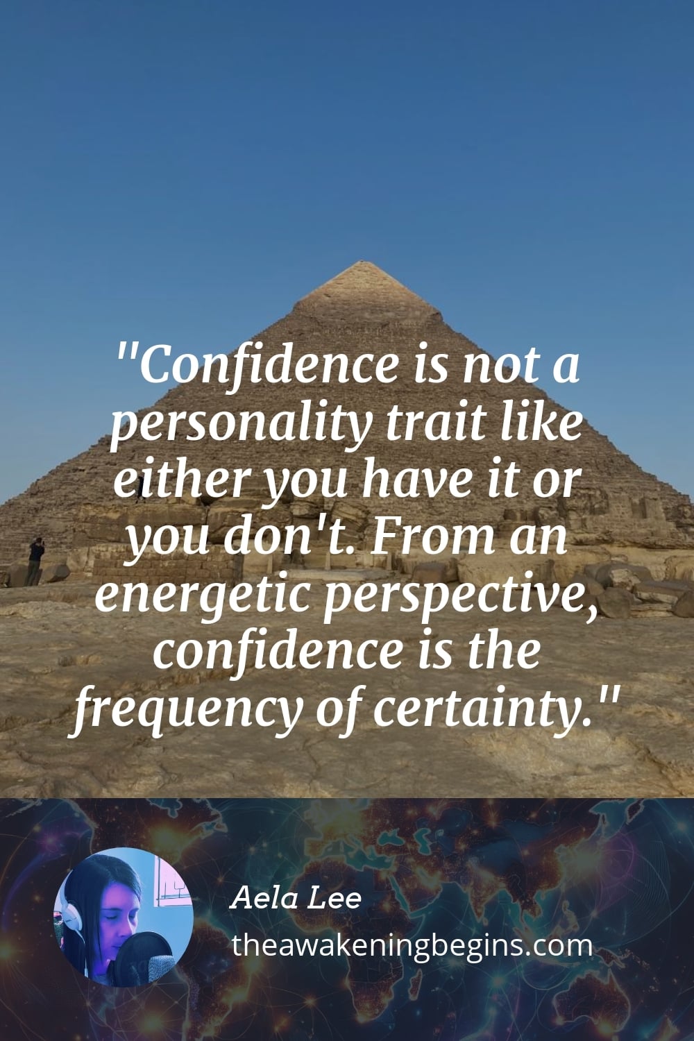 Confidence is not a personality trait like either you have it or you don't. From an energetic perspective, confidence is the frequency of certainty.