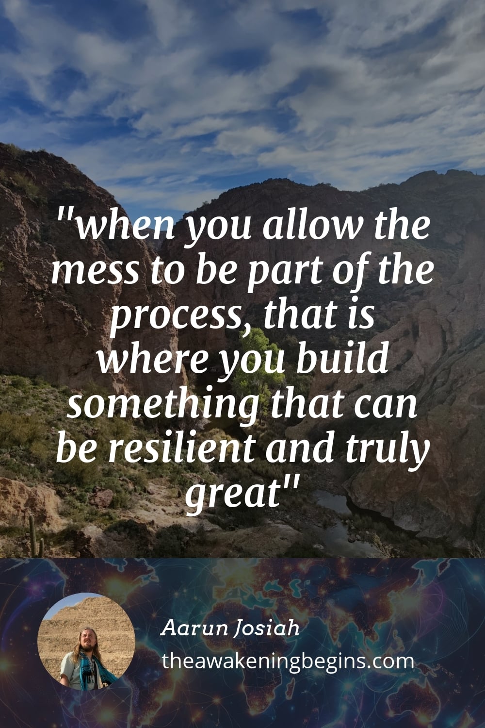 Pinterest Image when you allow the mess to be part of the process, that is where you build something that can be resilient and truly great
