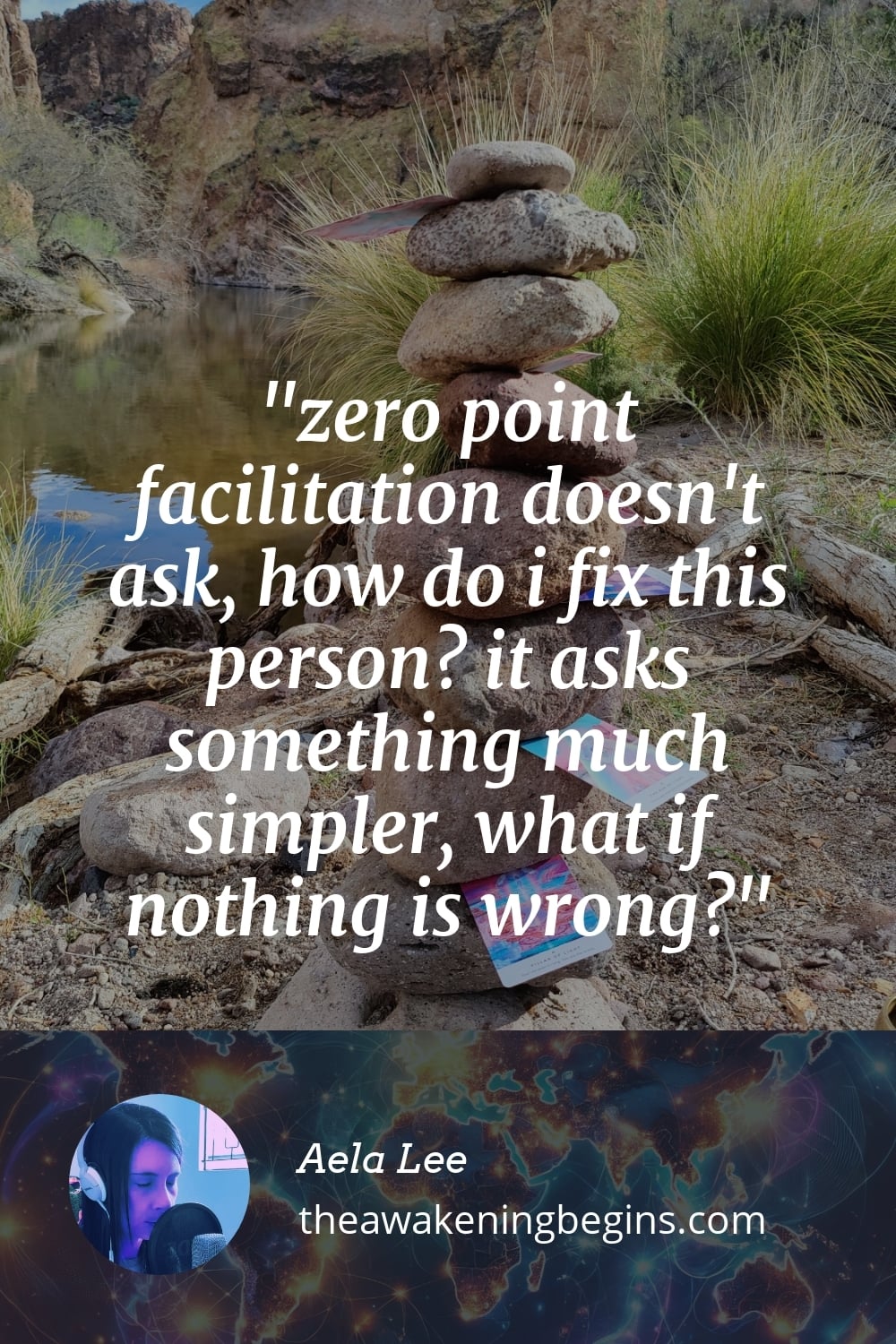 Pinterest Image zero point facilitation doesn't ask, how do i fix this person? it asks something much simpler, what if nothing is wrong?