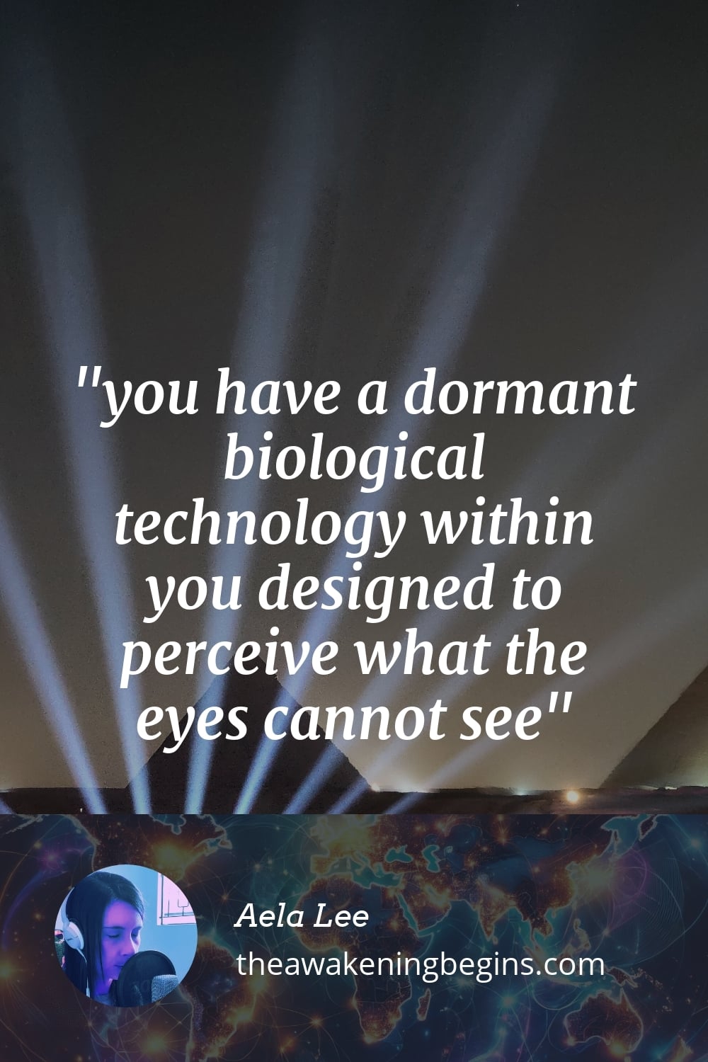 Pinterst Image you have a dormant biological technology within you designed to perceive what the eyes cannot see