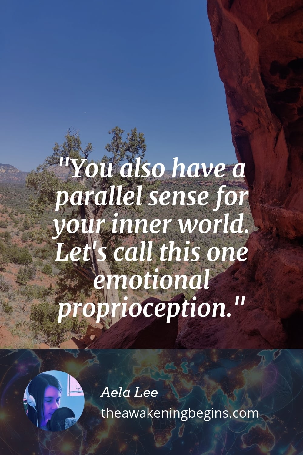 Pinterst Image You also have a parallel sense for your inner world. Let's call this one emotional proprioception.