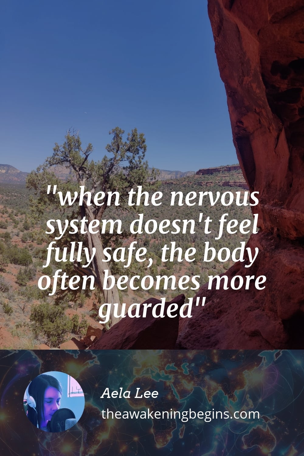 Pinterest Image when the nervous system doesn't feel fully safe, the body often becomes more guarded
