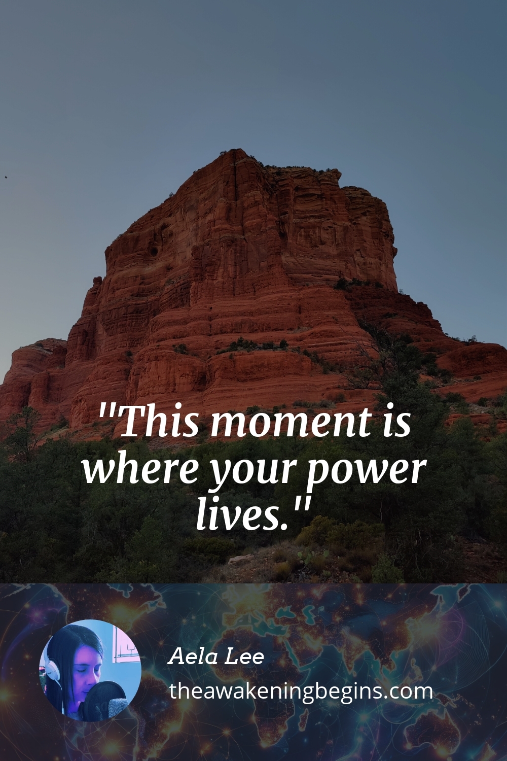 Pinterest Image This moment is where your power lives.
