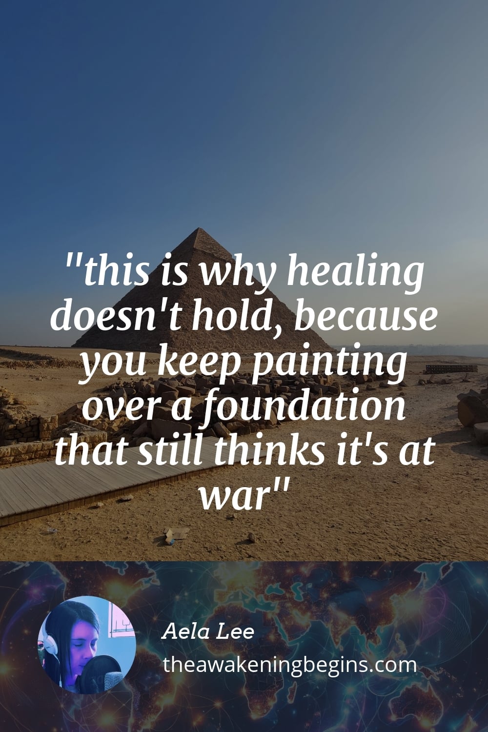 Pinterest Image this is why healing doesn't hold, because you keep painting over a foundation that still thinks it's at war