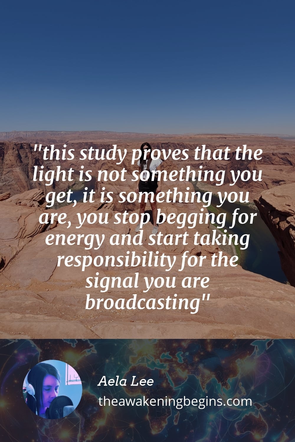 Pinterest Image this study proves that the light is not something you get, it is something you are, you stop begging for energy and start taking responsibility for the signal you are broadcasting