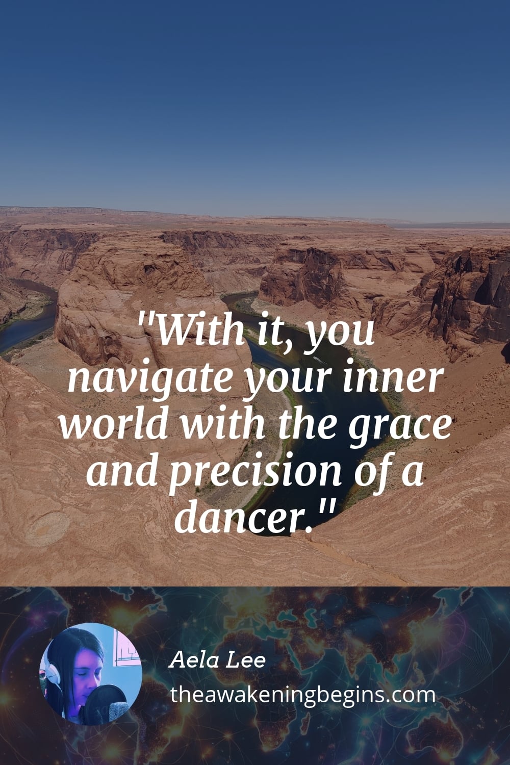 Pinterest Image With it, you navigate your inner world with the grace and precision of a dancer.