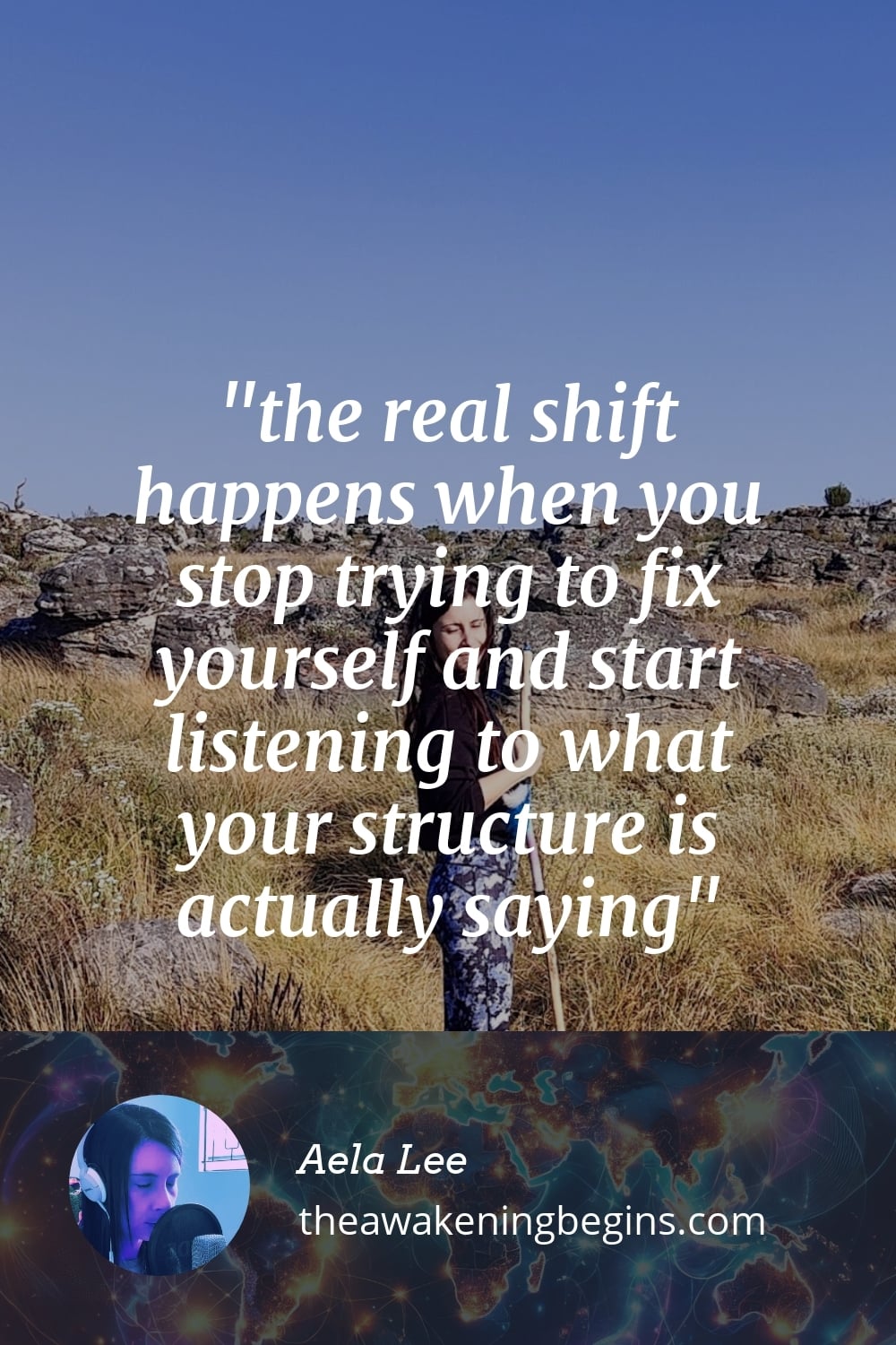 Pinterest Image the real shift happens when you stop trying to fix yourself and start listening to what your structure is actually saying
