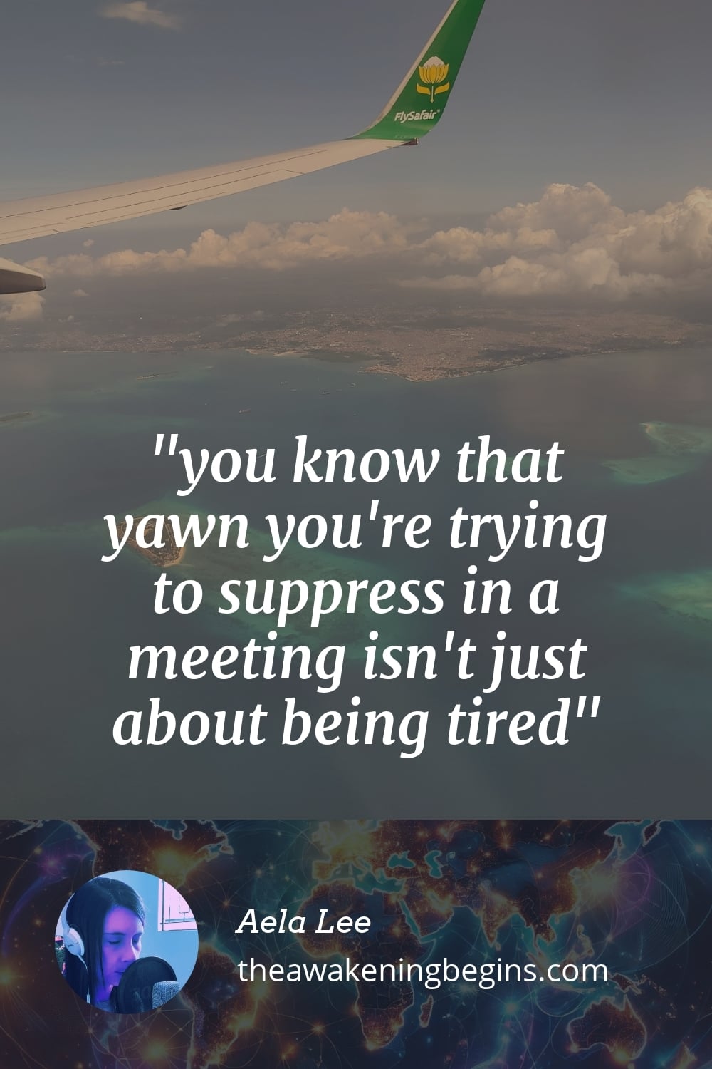 Pinterst Image you know that yawn you're trying to suppress in a meeting isn't just about being tired