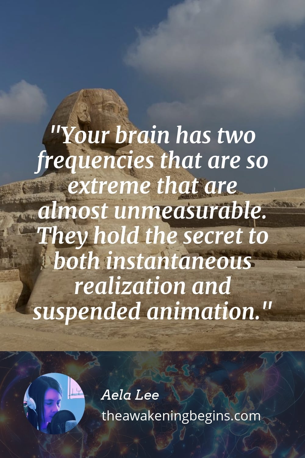 Pinterst Image Your brain has two frequencies that are so extreme that are almost unmeasurable. They hold the secret to both instantaneous realization and suspended animation.