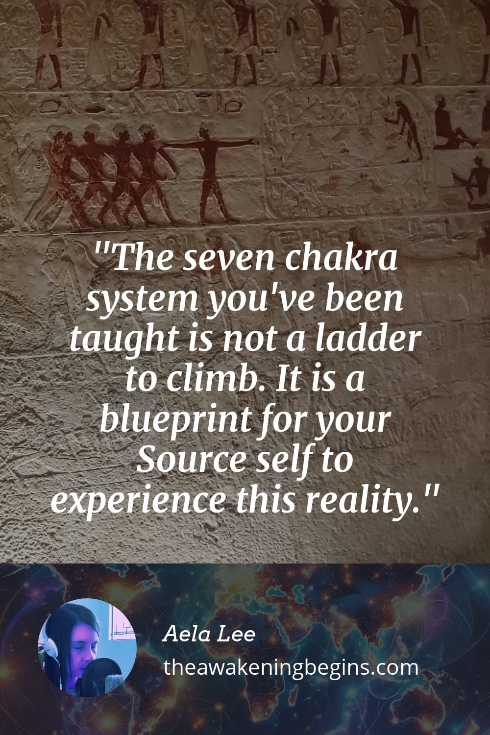 Pinterst Image The seven chakra system you've been taught is not a ladder to climb. It is a blueprint for your Source self to experience this reality.