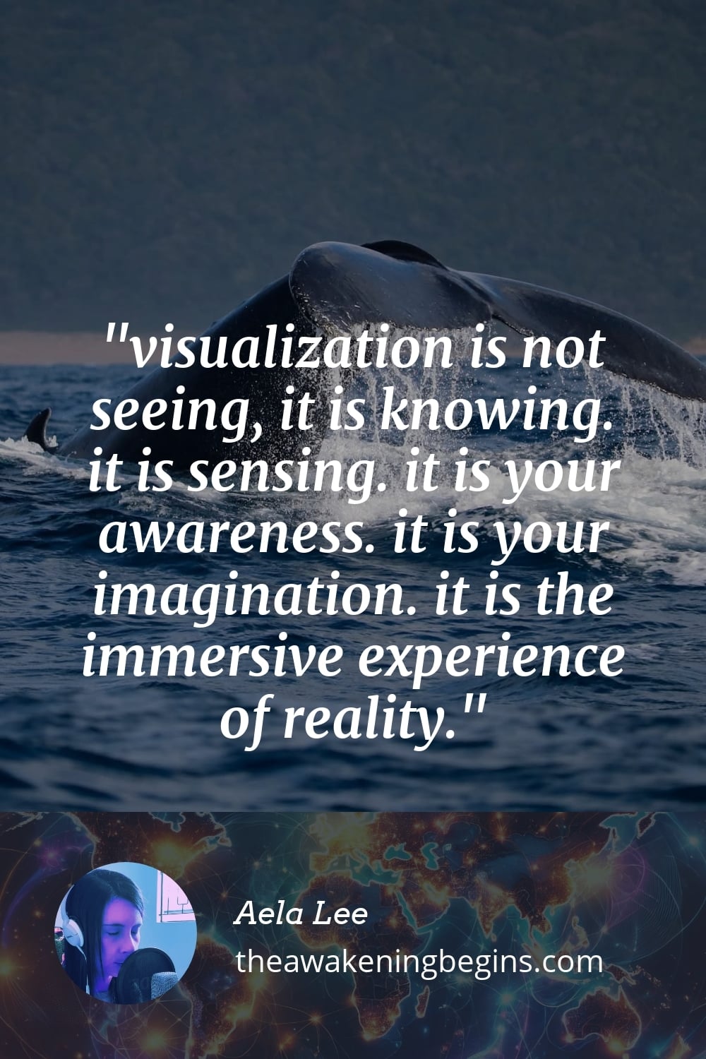 Pinterst Image visualization is not seeing, it is knowing. it is sensing. it is your awareness. it is your imagination. it is the immersive experience of reality.