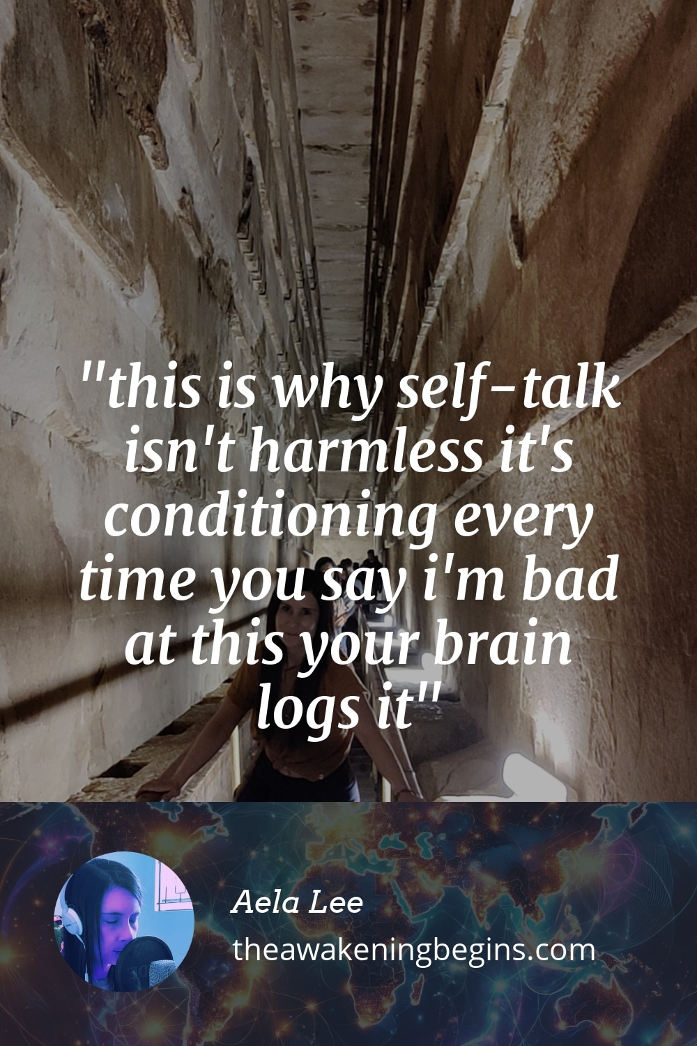 Pinterest Image this is why self-talk isn't harmless it's conditioning every time you say i'm bad at this your brain logs it