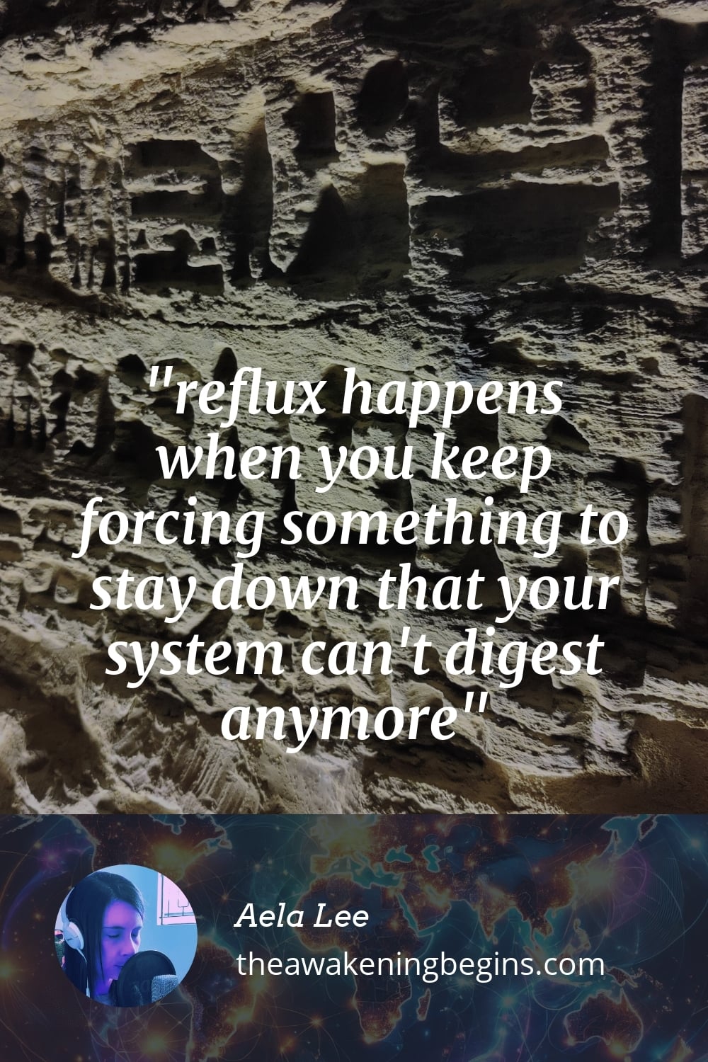 Pinterest Image reflux happens when you keep forcing something to stay down that your system can't digest anymore